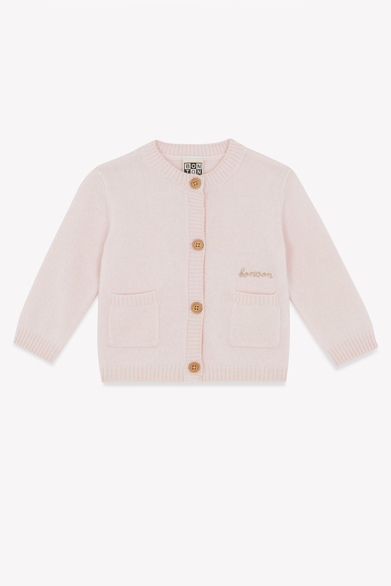 Cardigan Pink Baby 100 cashmere