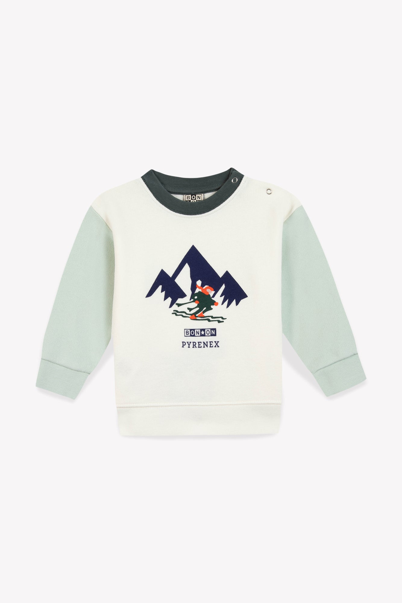 Sweatshirt Smily Blue Clear Bonton x Pyrenex