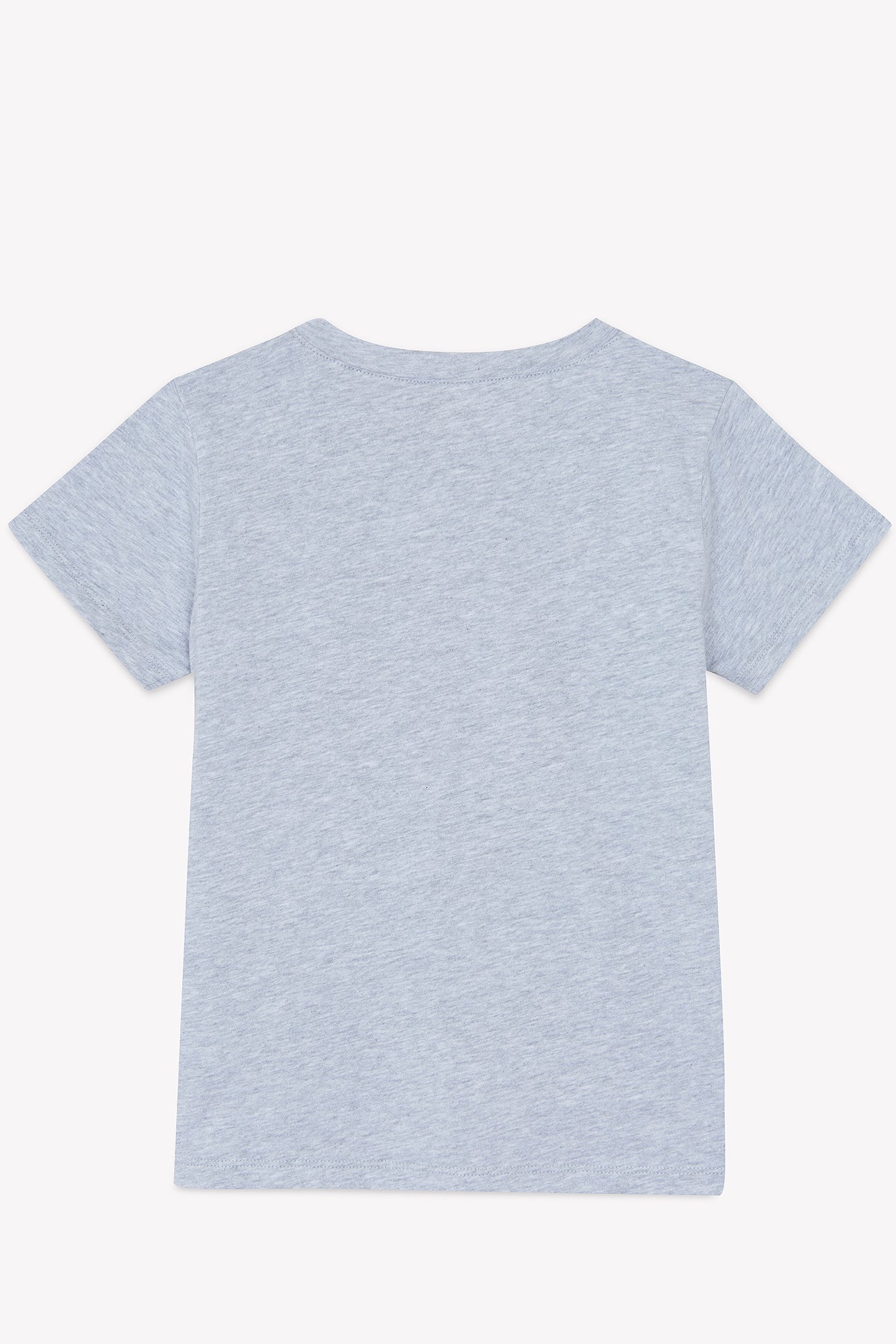 Tee-shirt - Tubo gris chiné logo bonton