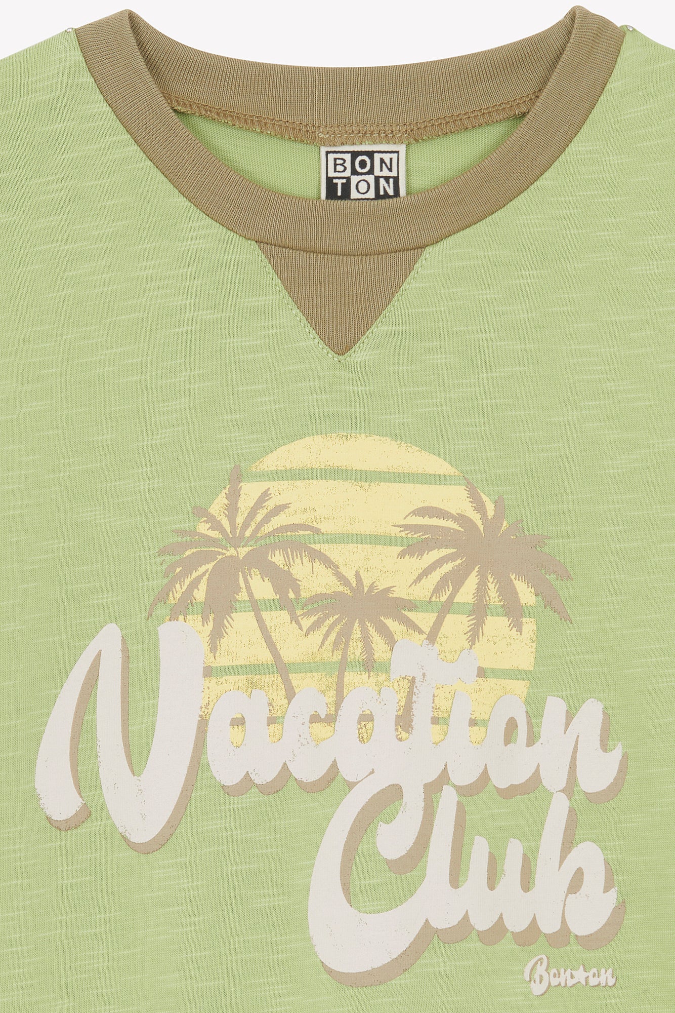 Tee-shirt - Lodestie vert  imprimé "Vacation Club"