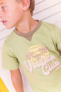 Tee-shirt - Lodestie vert  imprimé "Vacation Club"