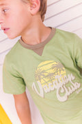 Tee-shirt - Lodestie vert  imprimé "Vacation Club"