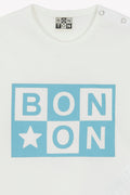 Tee-shirt - Tuba  blanc hamac logo Bonton