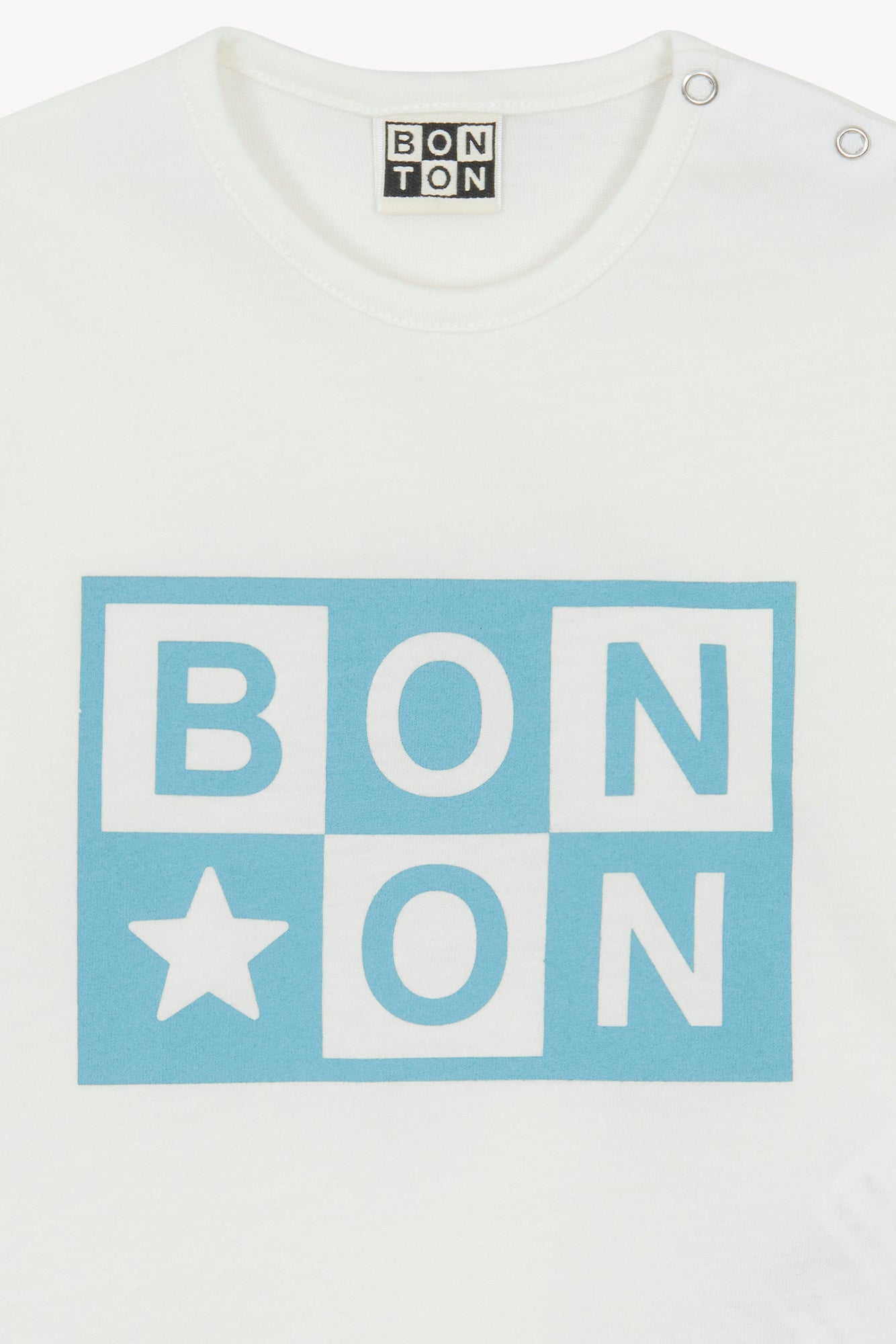 Tee-shirt - Tuba  blanc hamac logo Bonton