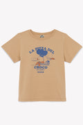 Tee-shirt - Tubo beige illustration "Pizza del croco"