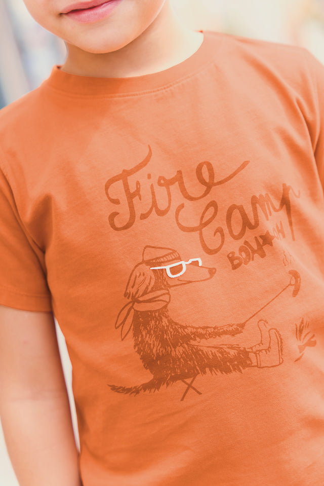 T-shirt - Tubo Sausage Print "Fire Camp" - Image alternative