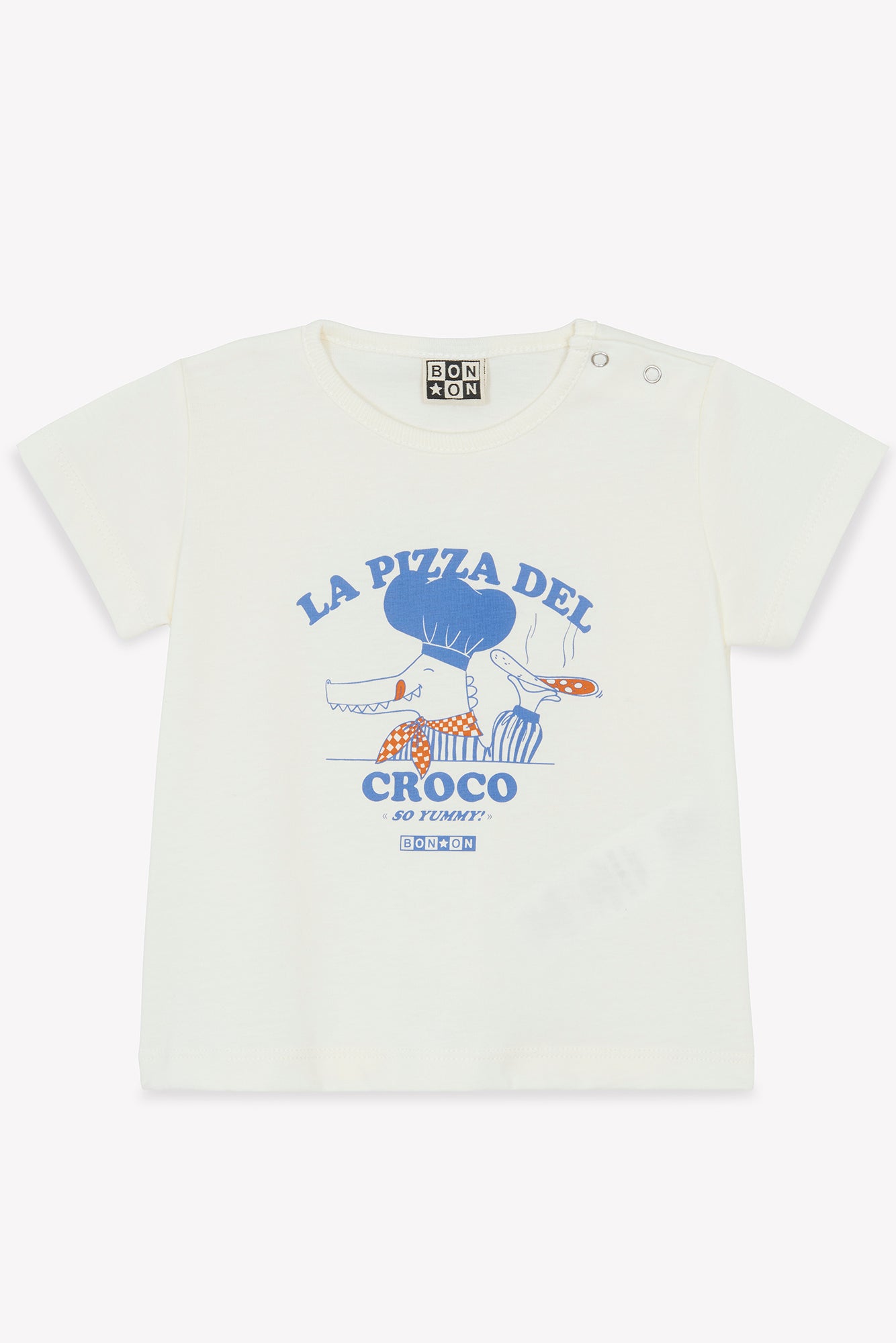 Tee-shirt - Tuba  pizza écru