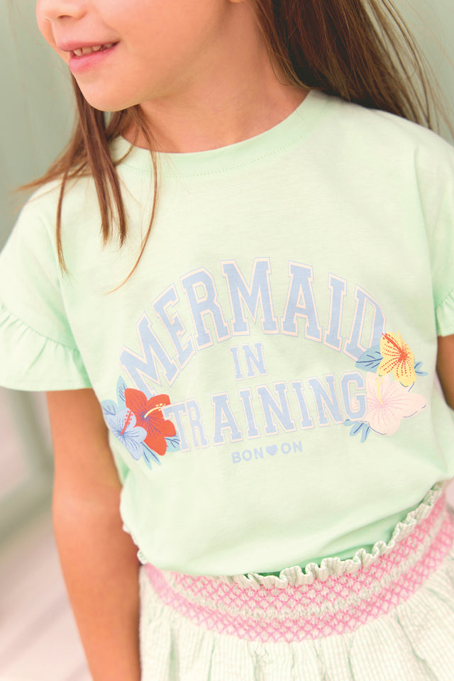 T-shirt - Lolita mint with water Illustration "Mermaid" - Image principale