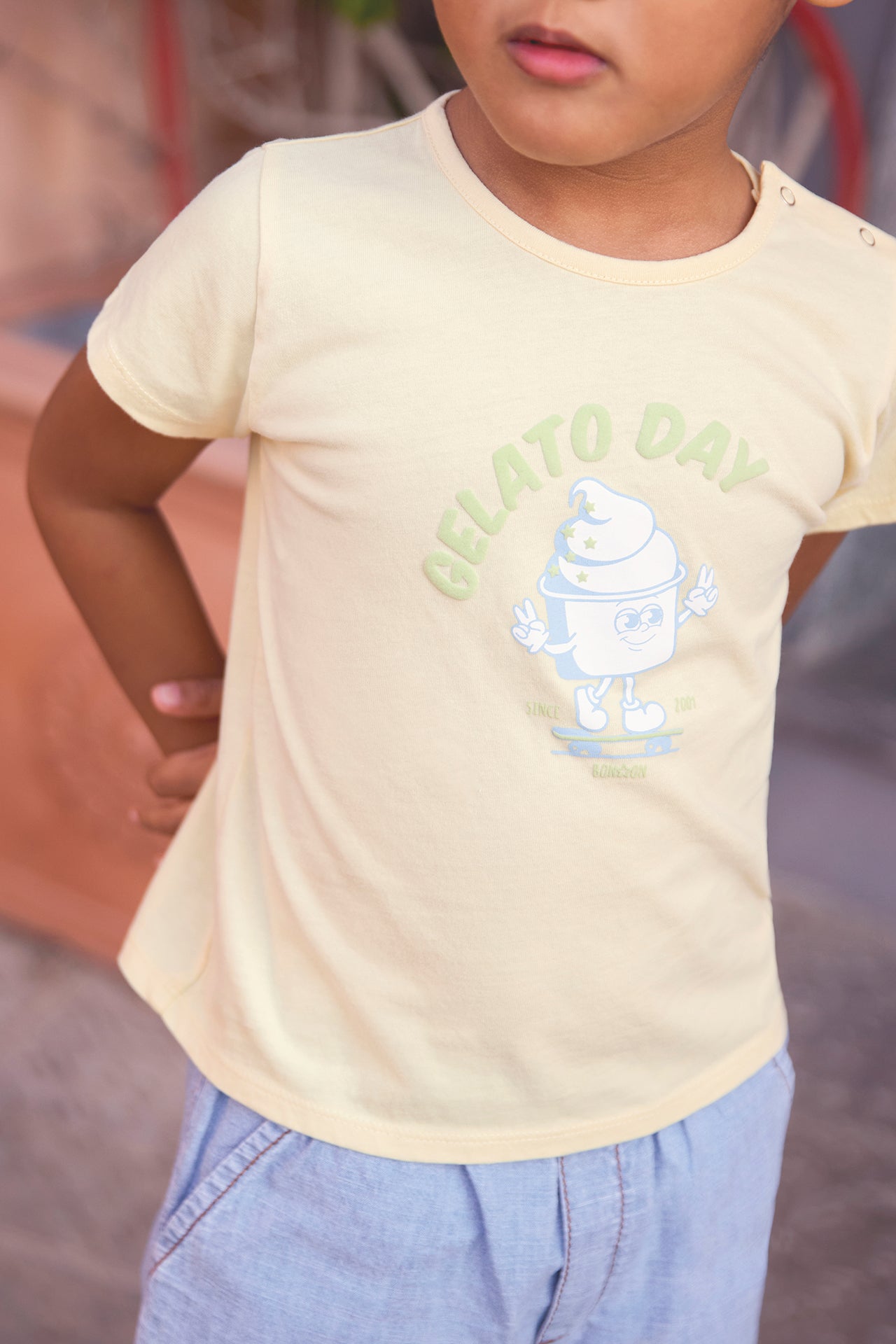 Tee-shirt - Tuba  gelato limonade illustration "Gelato Day"