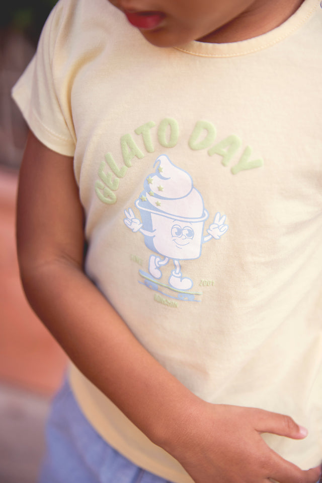 Tee-shirt - Tuba  gelato limonade illustration "Gelato Day" - Image alternative