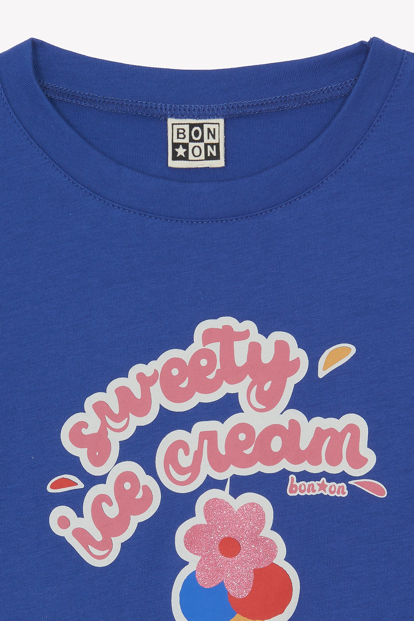 Tee-shirt - Lolita bleu fou illustration "Icecream"