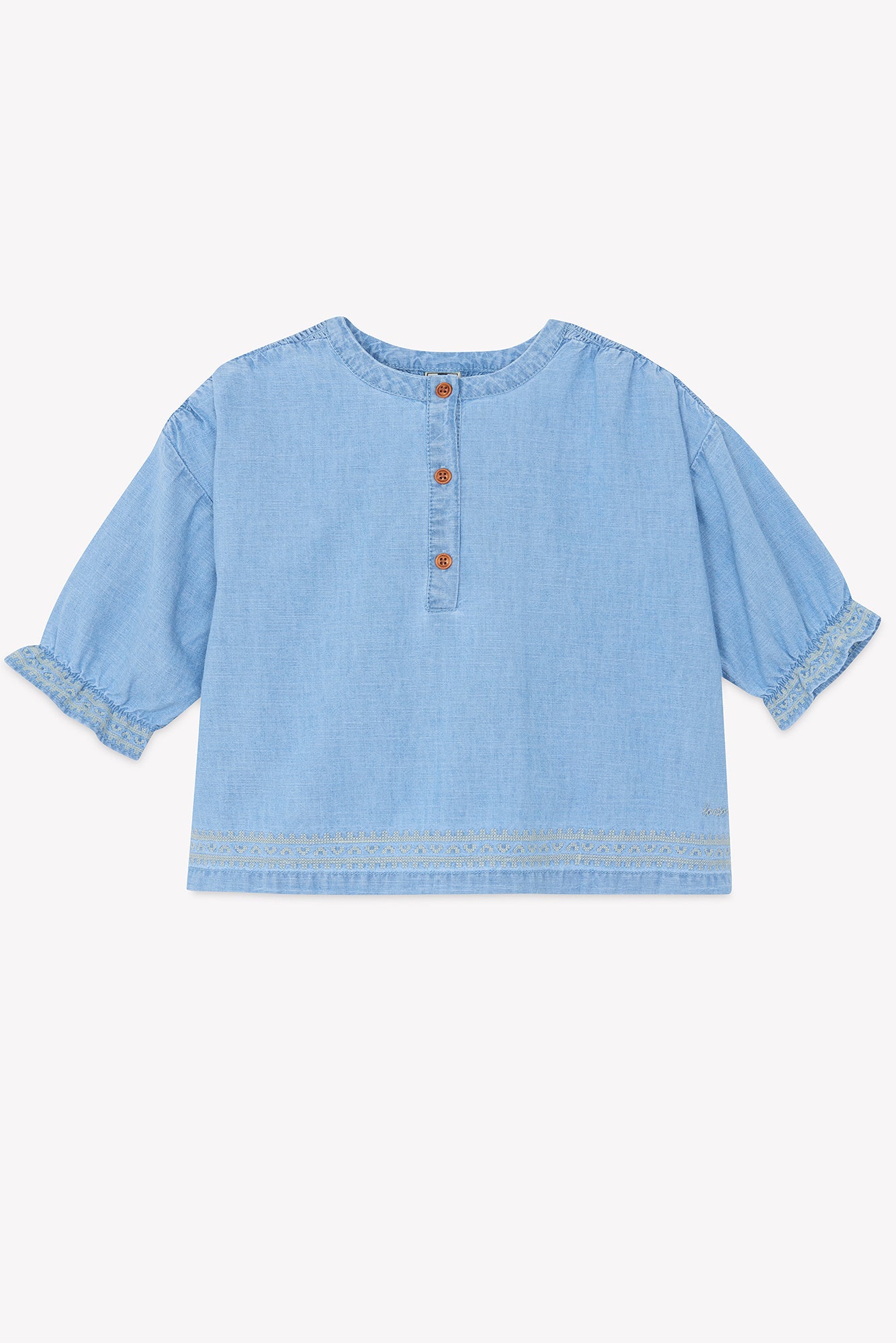 Blouse - Léana chambray clair