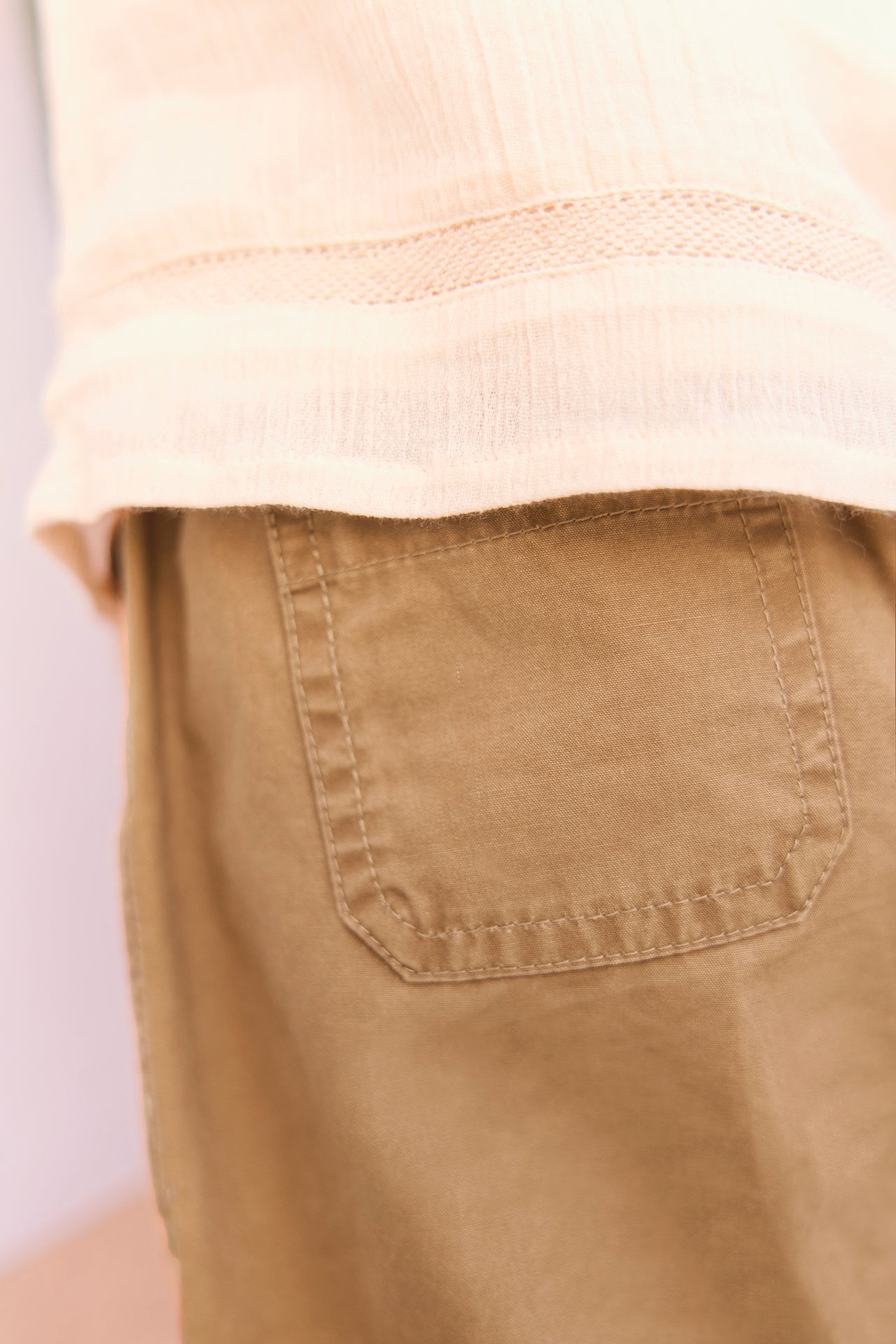 Trousers - Lucky Beige teddy