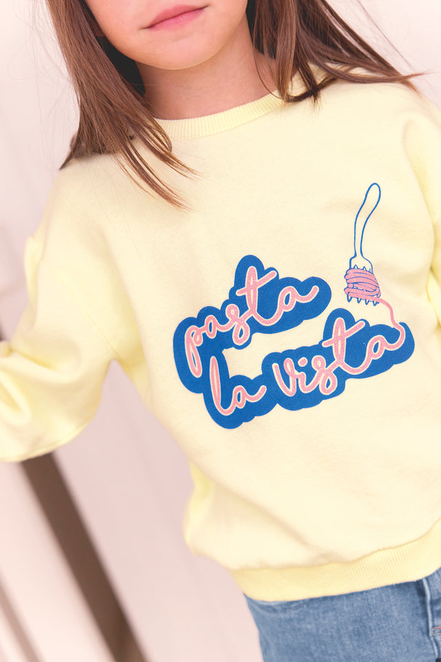 Sweatshirt - Lys Limoncello Illustration "Pasta" - Image principale