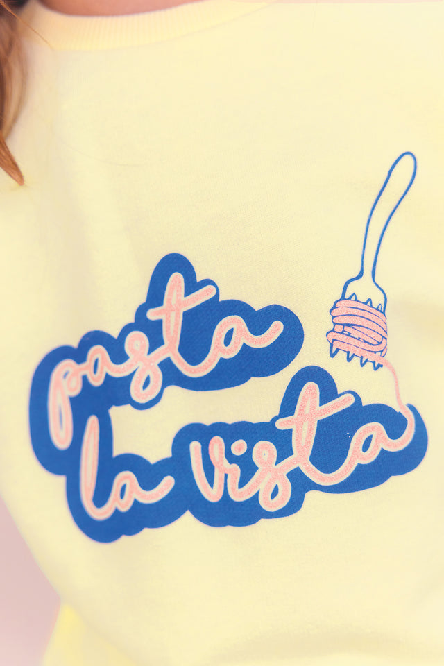 Sweatshirt - Lys Limoncello Illustration "Pasta" - Image alternative