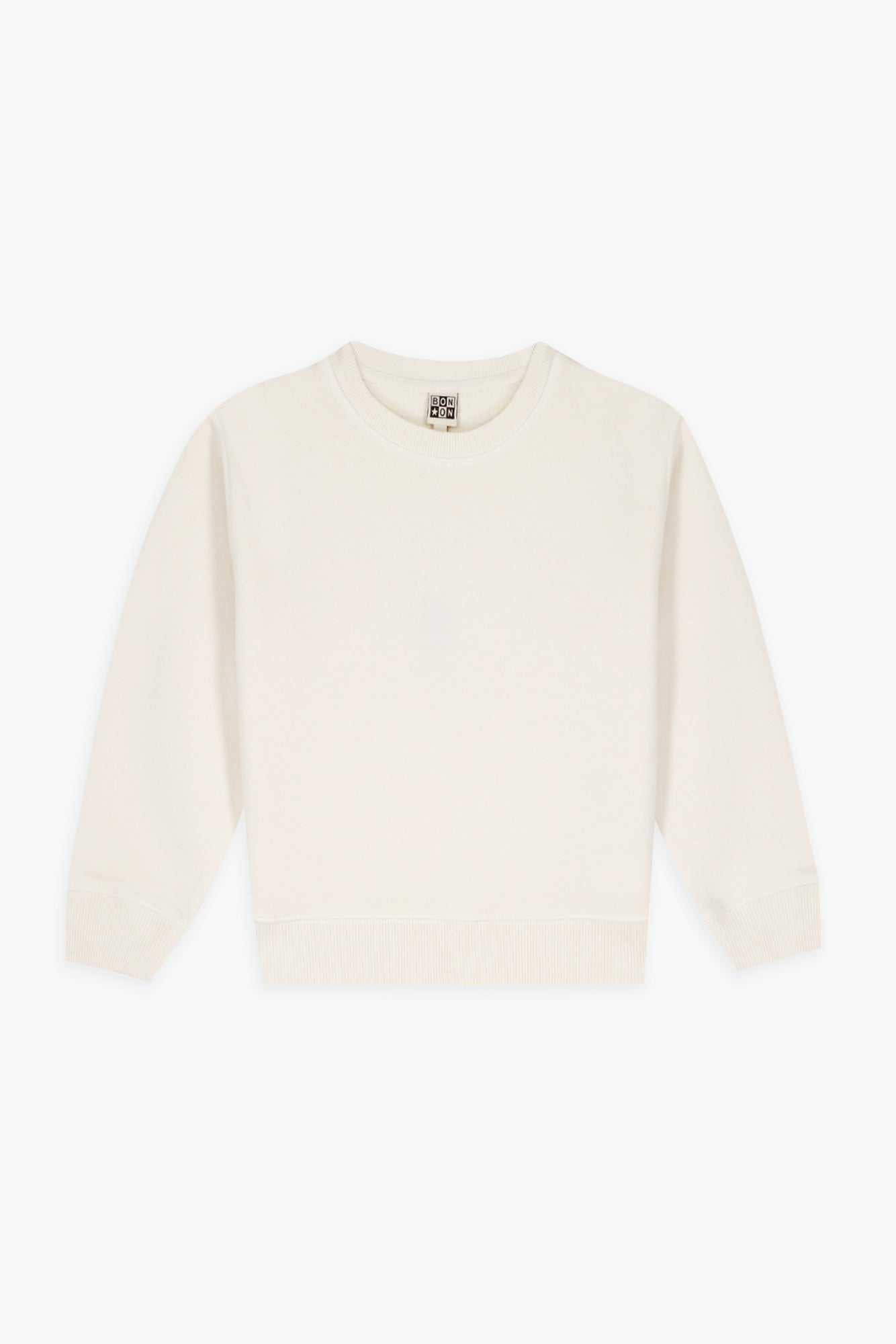 Sweatshirt - smile Beige Suntened nap