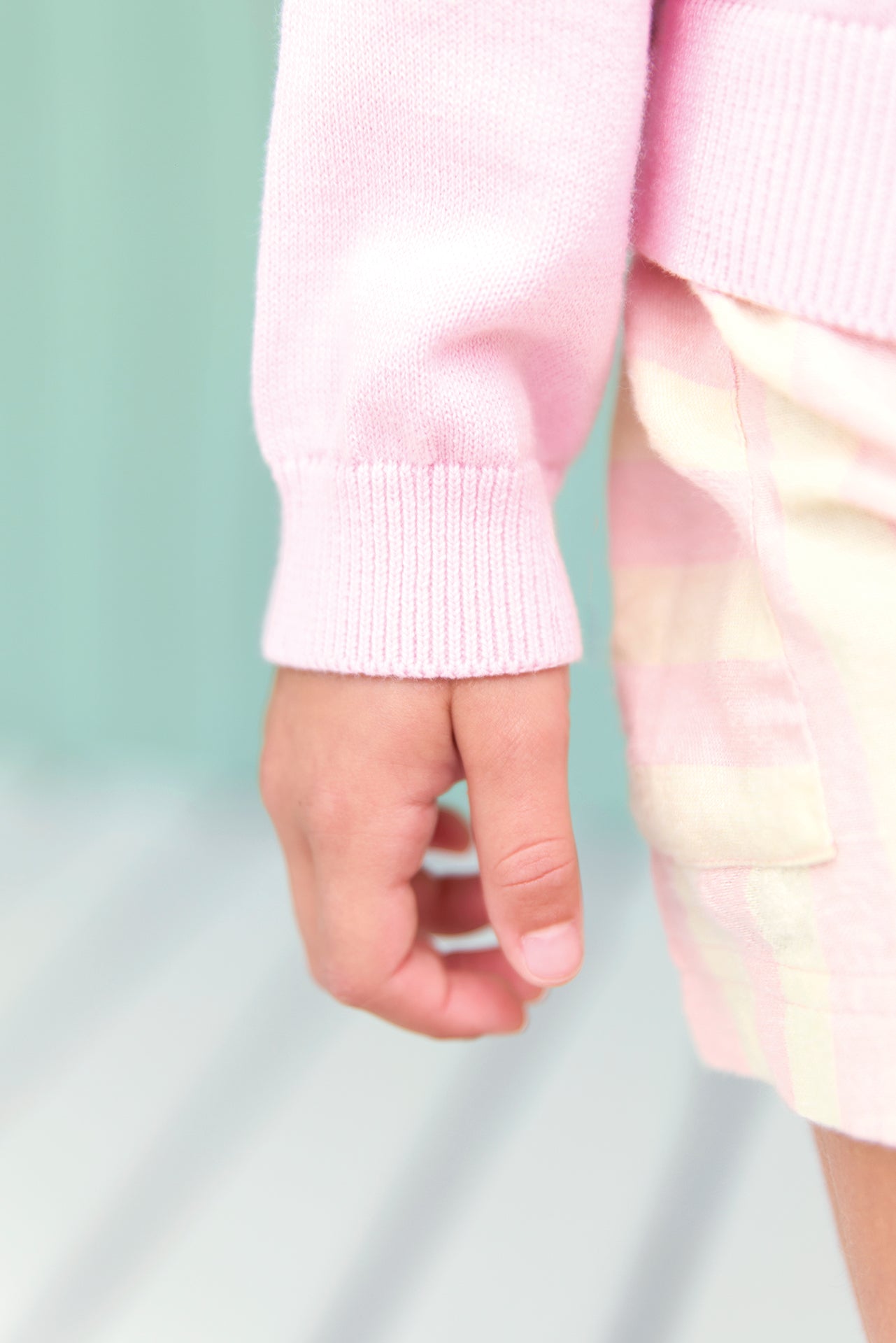 Cardigan - Lola Pink bule Illustration "Sunshine Coast"