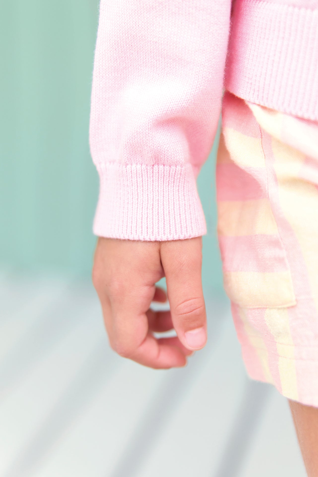 Cardigan - Lola Pink bule Illustration "Sunshine Coast"