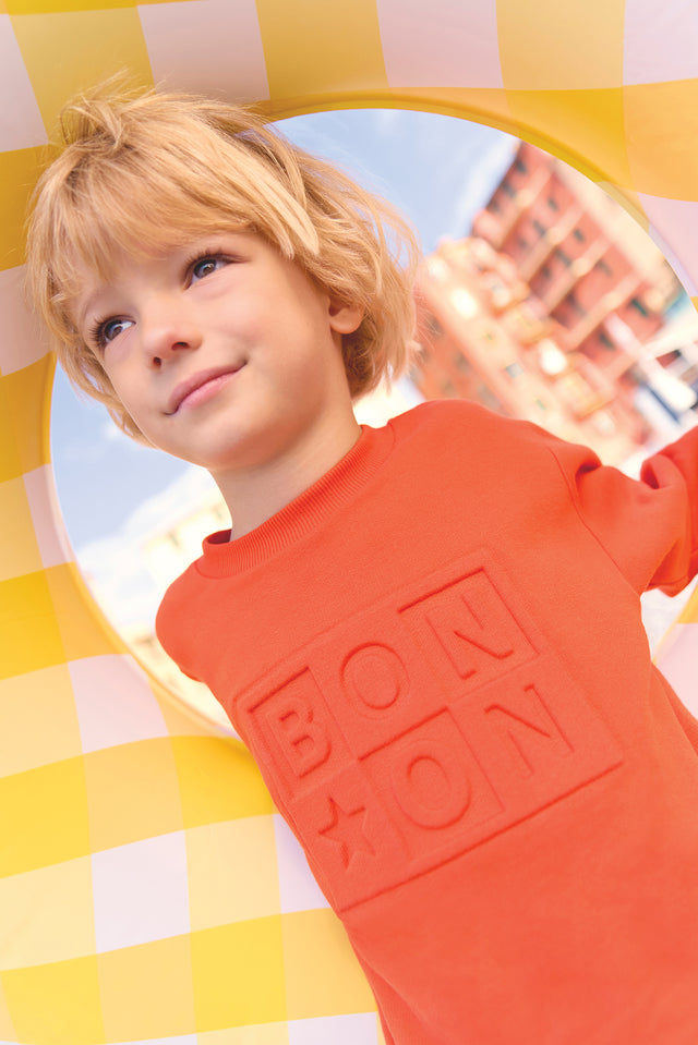 Sweat - Smile orange juice logo Bonton - Image alternative