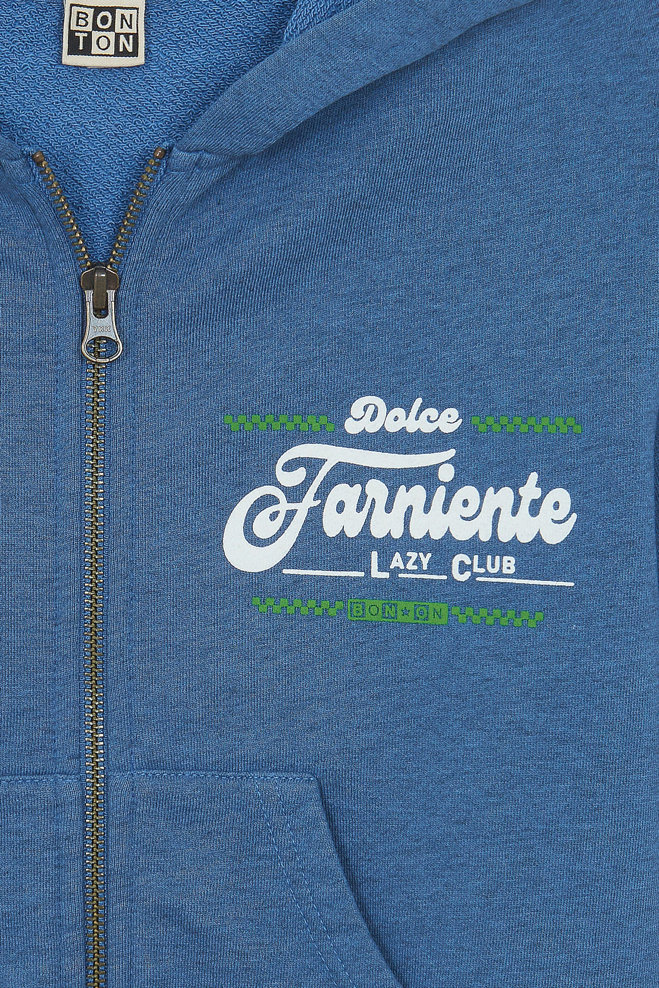 Sweatshirt - read Blue meditant Print "Dolce idleness"