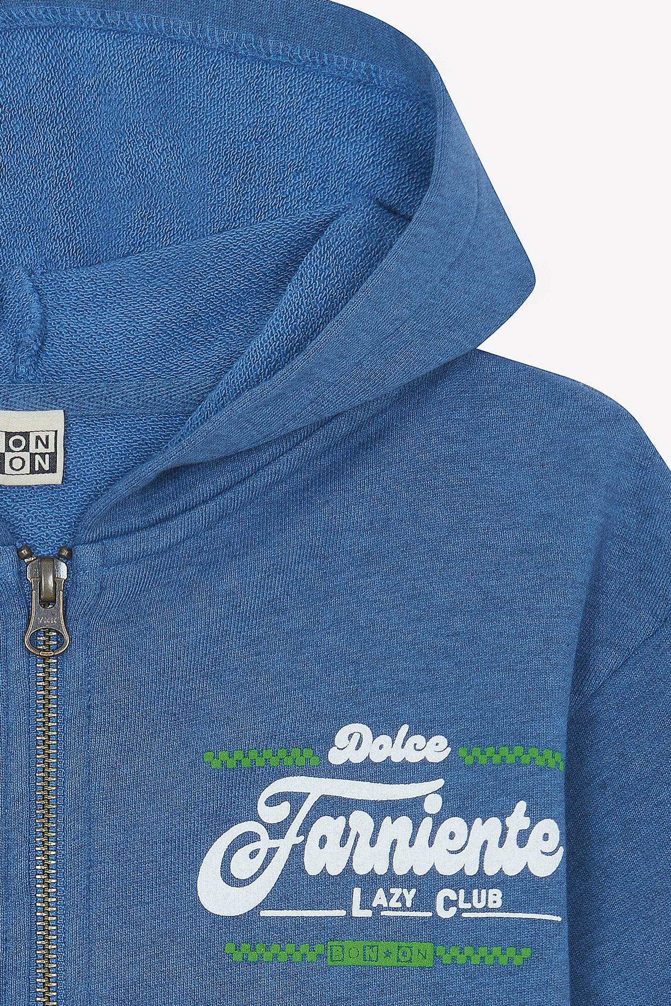 Sweatshirt - read Blue meditant Print "Dolce idleness"