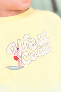 Sweat - Lame limonade imprimé "west coast"