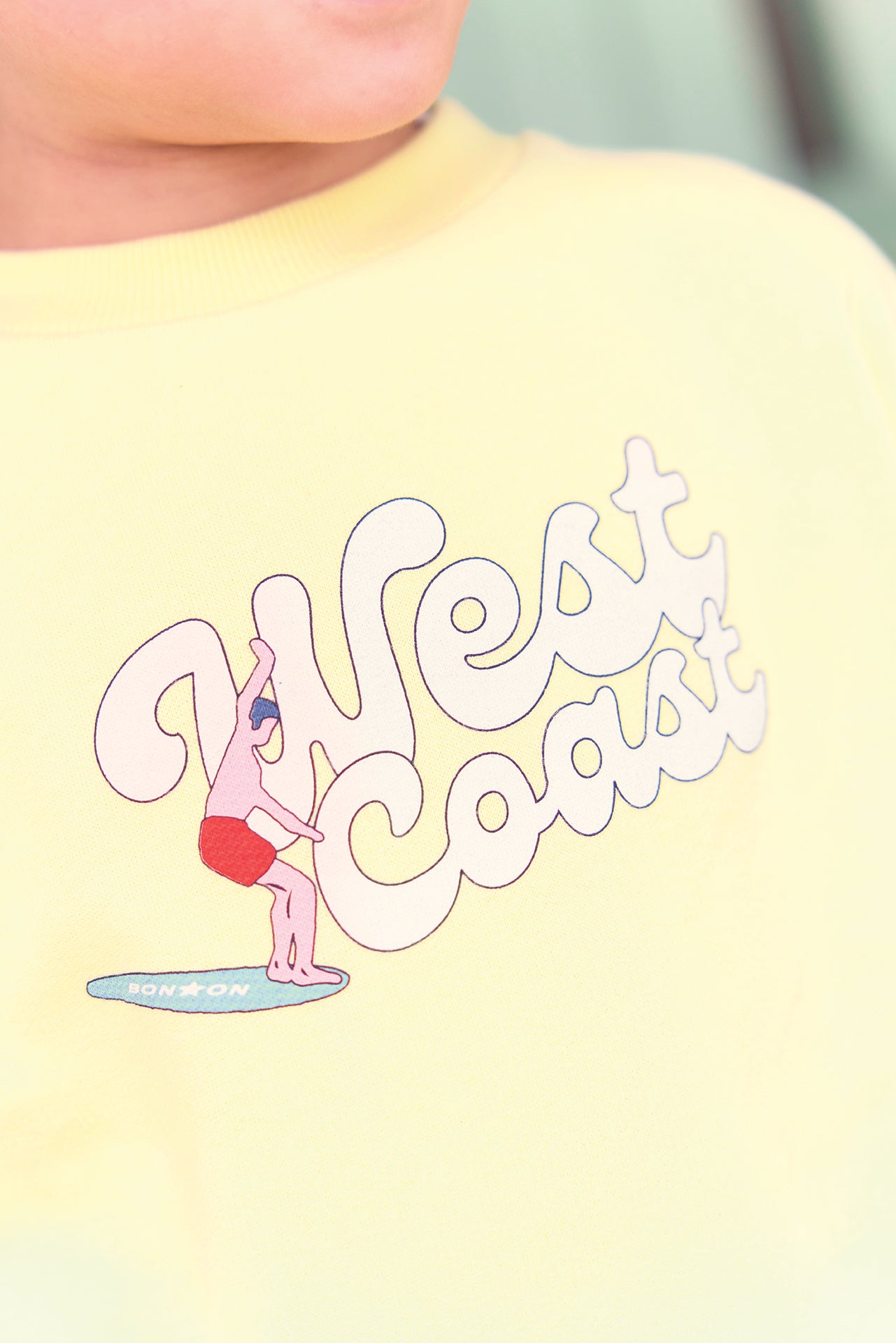 Sweat - Lame limonade imprimé "west coast"