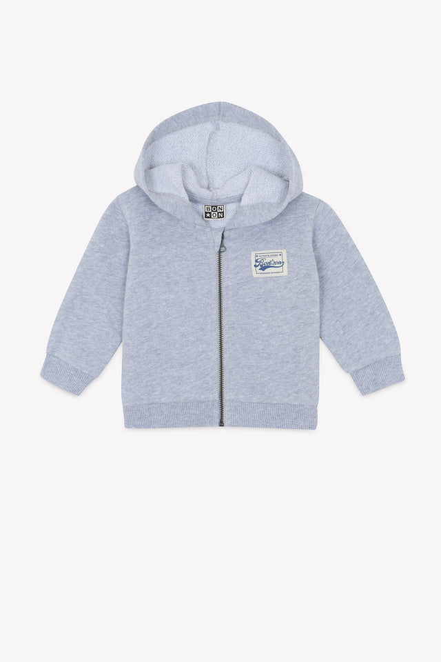 Sweatshirt - Read camping Grey zipped - Image principale