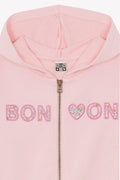 Sweat - Hoodie lisbonne rose gelato zippé