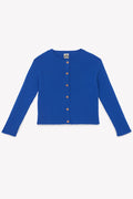 Cardigan - Lotta Blue crazy Ribbed