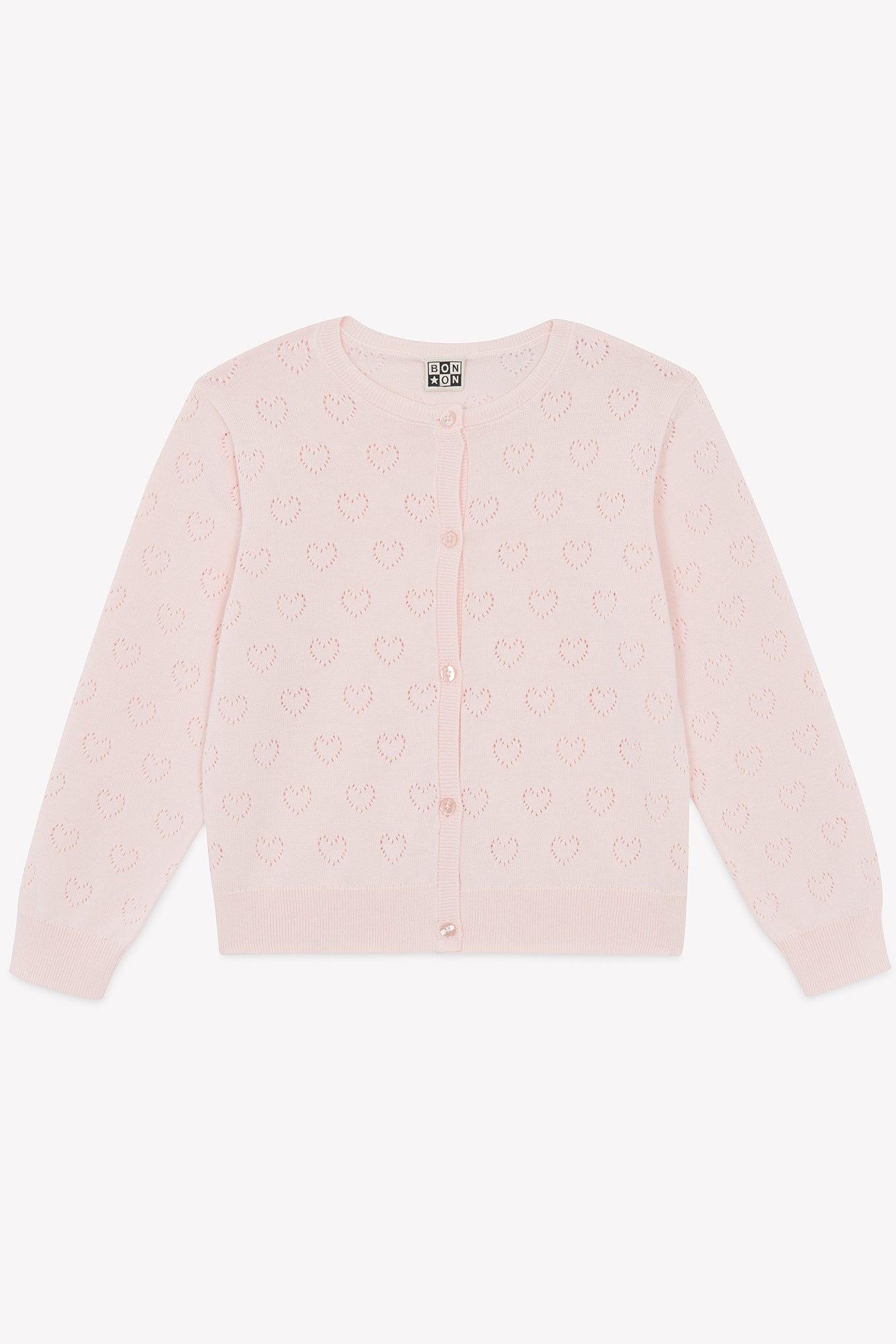 Cardigan - Lilou Pink perfect openwork