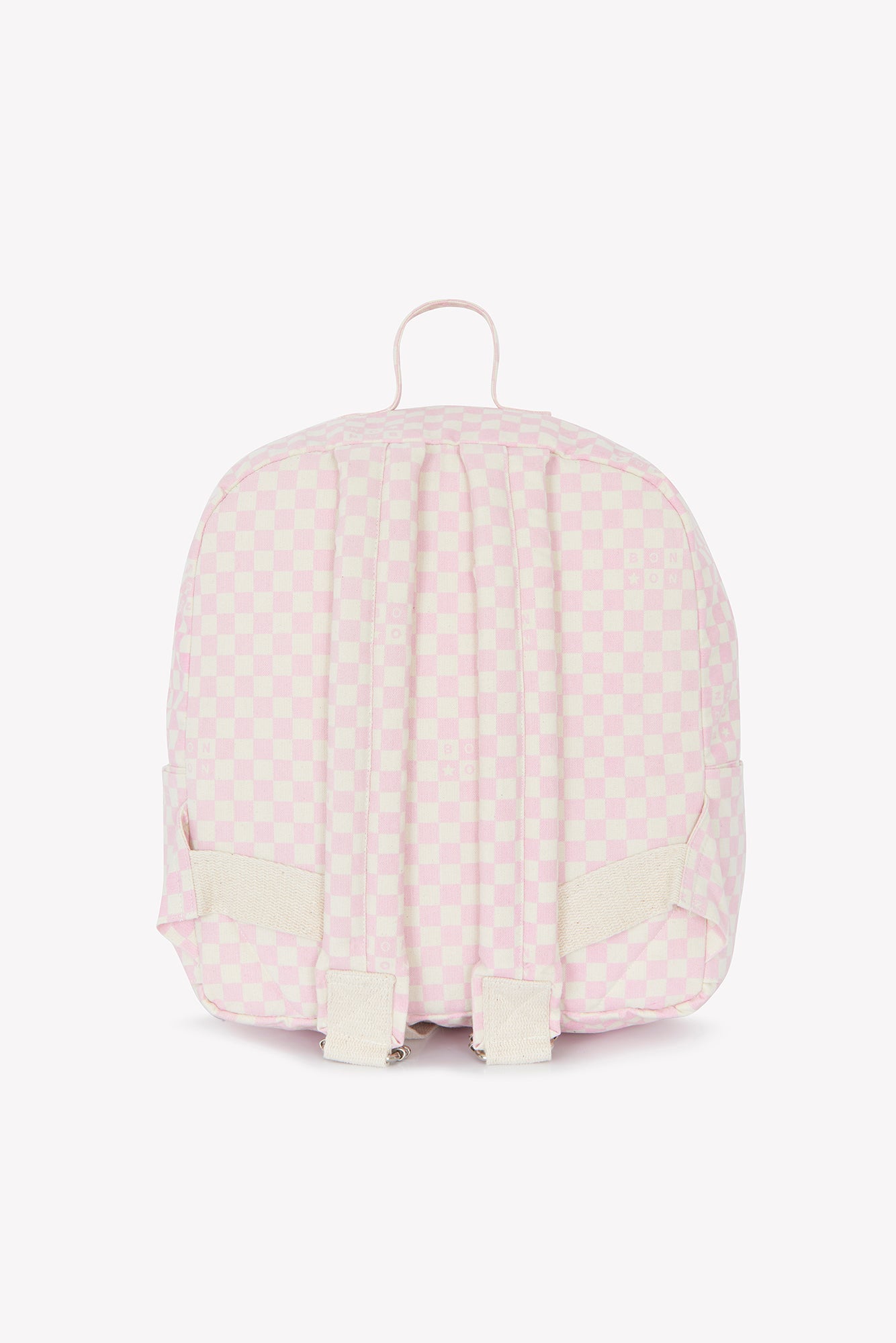 Sac à dos - Damier petit modèle rose clair