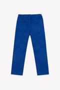 Pantalon - Lino bleu fou