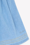 Skirt - Clear Chambray raspberry