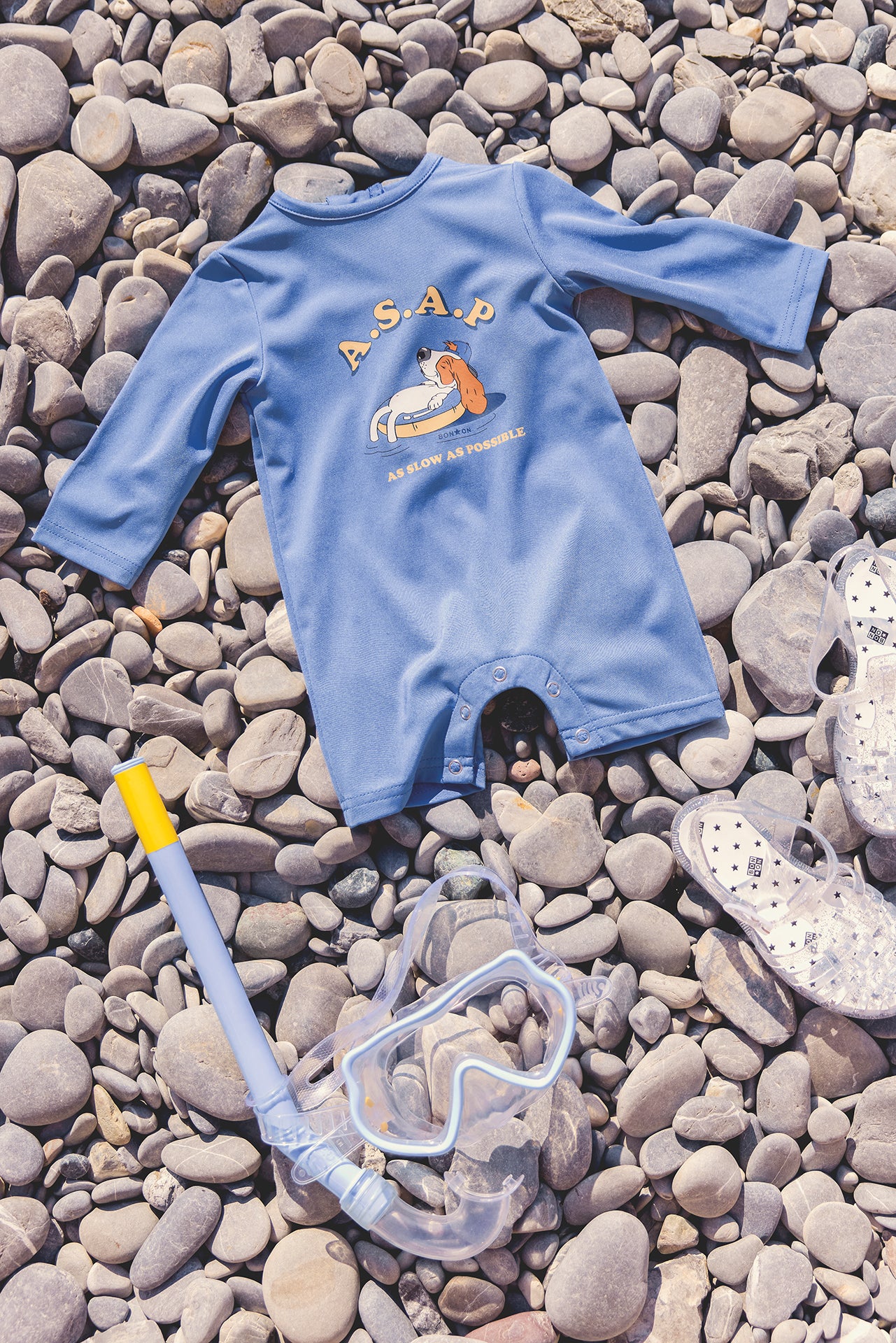 Maillot de bain - Combi le surfer bleu méditérranée