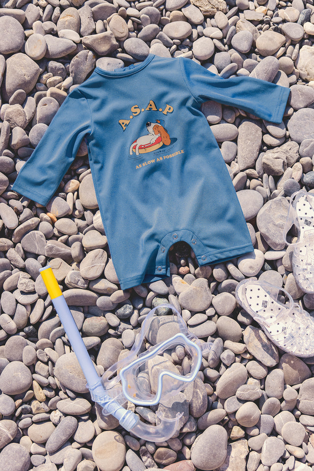 Maillot de bain - Combi le surfer bleu méditérranée - Image principale