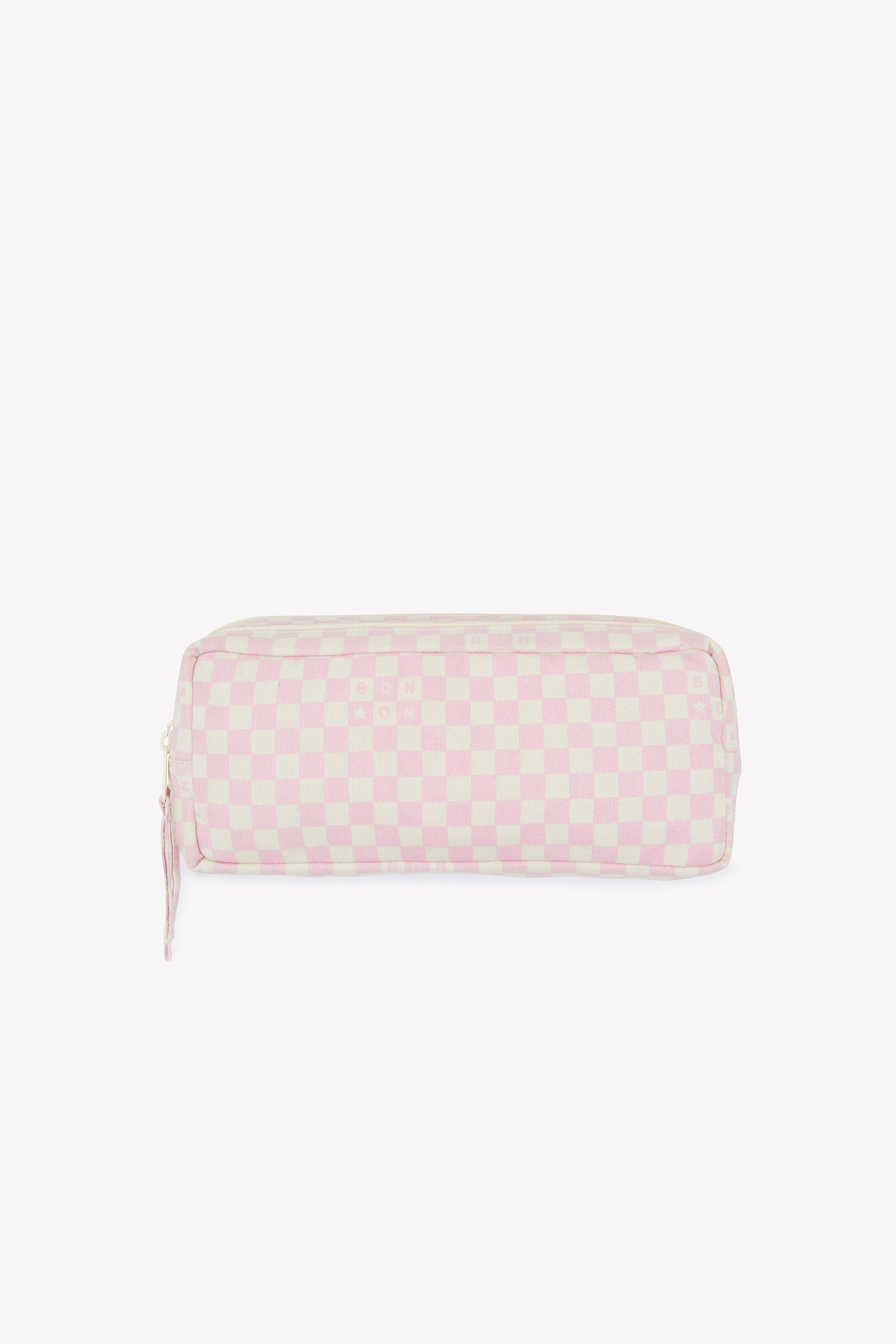 Trousse - Damier rose clair