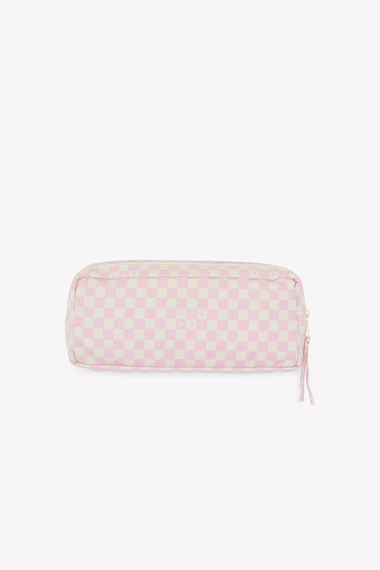 Trousse - Damier rose clair