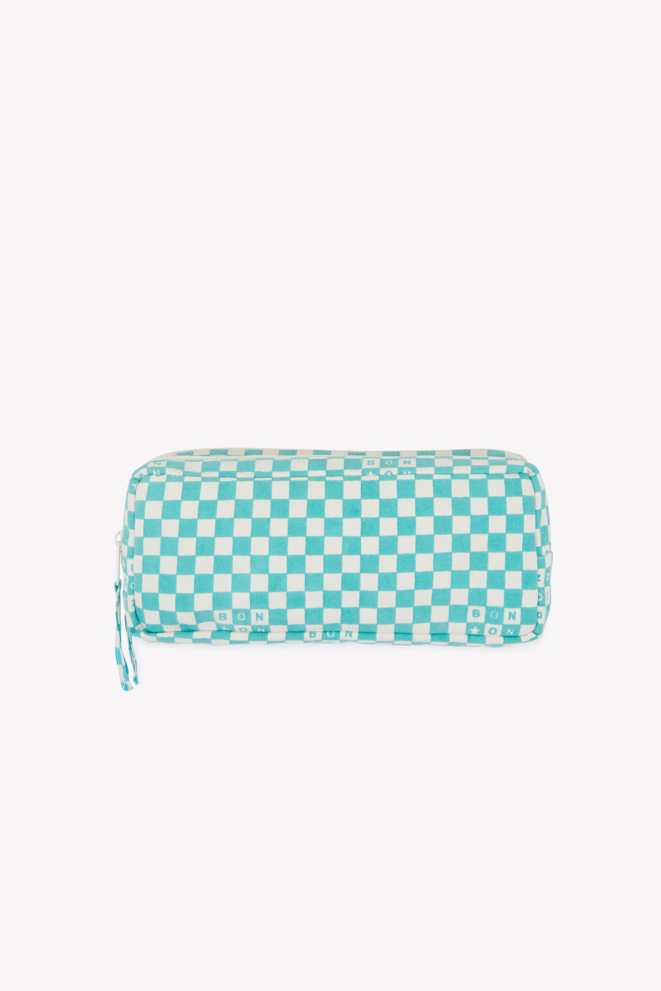 Trousse - Damier bleu vintage