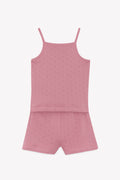 Pajamas 2 pieces - Pink charming short