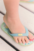 Sandales - Flipflop Paf vert blanchi