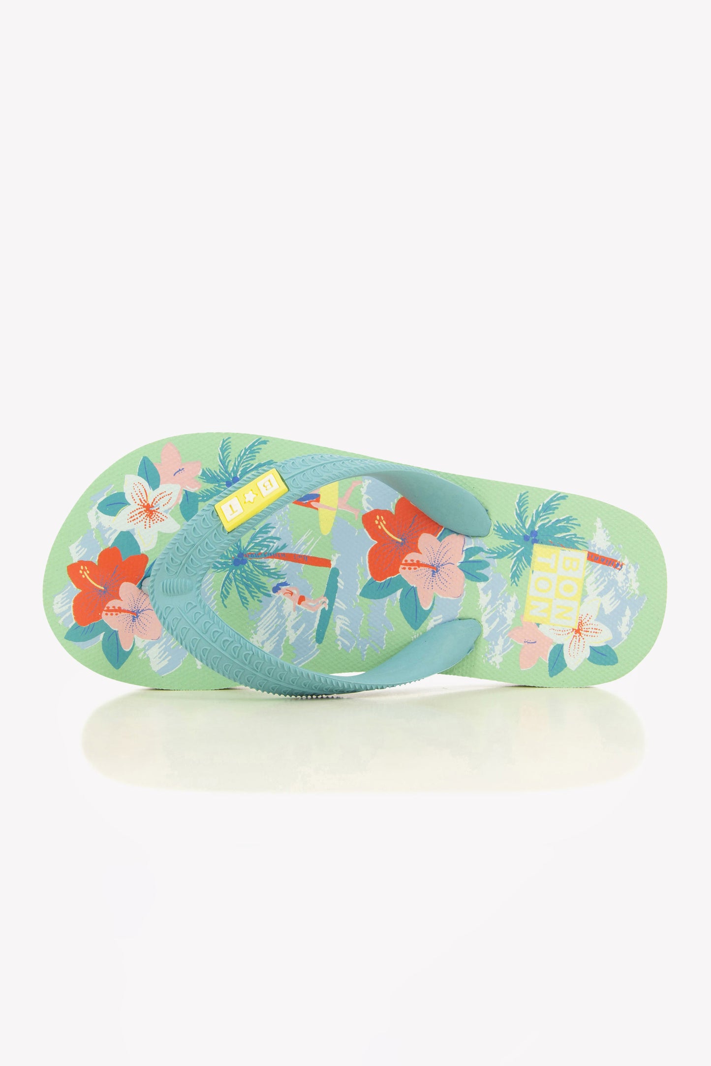 Sandales - Flipflop Paf vert blanchi