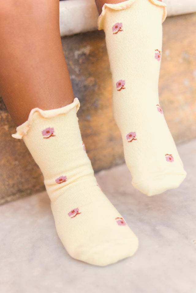 Chaussettes - Ecru bonton - Image principale