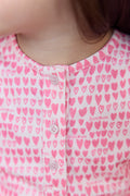 Pajamas - Pink Heart print