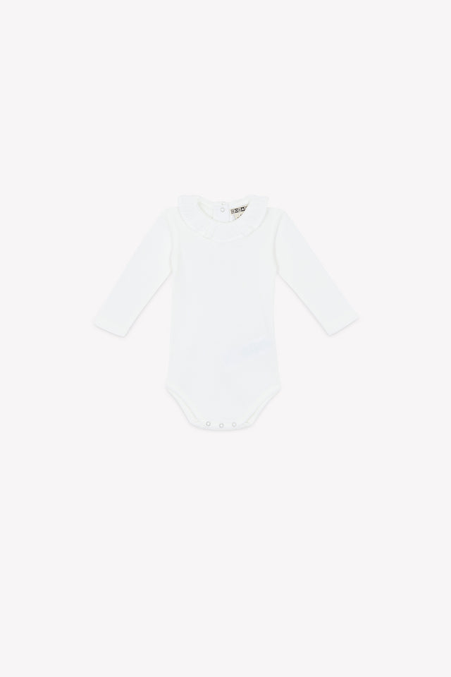 Body - de naissance Colerette beige Bébé en 100% coton biologique certifié GOTS - Image principale