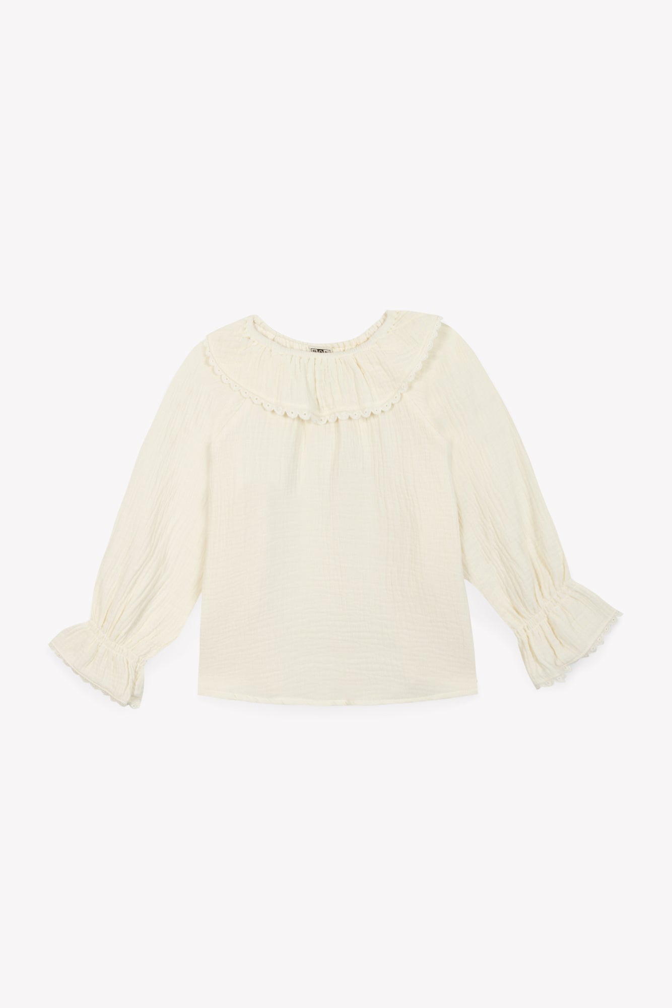 Blouse - Solange écru gaze de coton