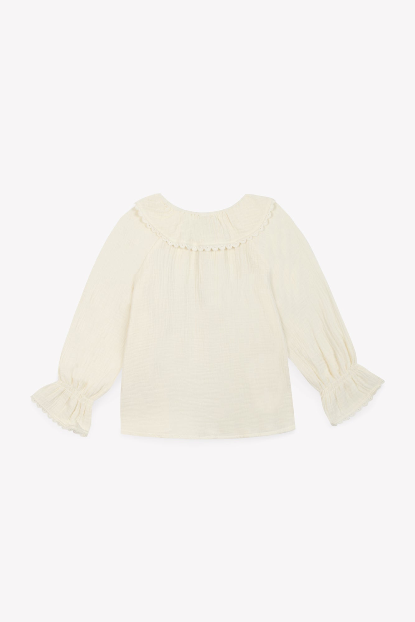 Blouse - Solange écru gaze de coton