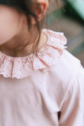 Blouse - Solange rose gaze de coton