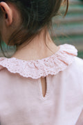 Blouse - Solange rose gaze de coton