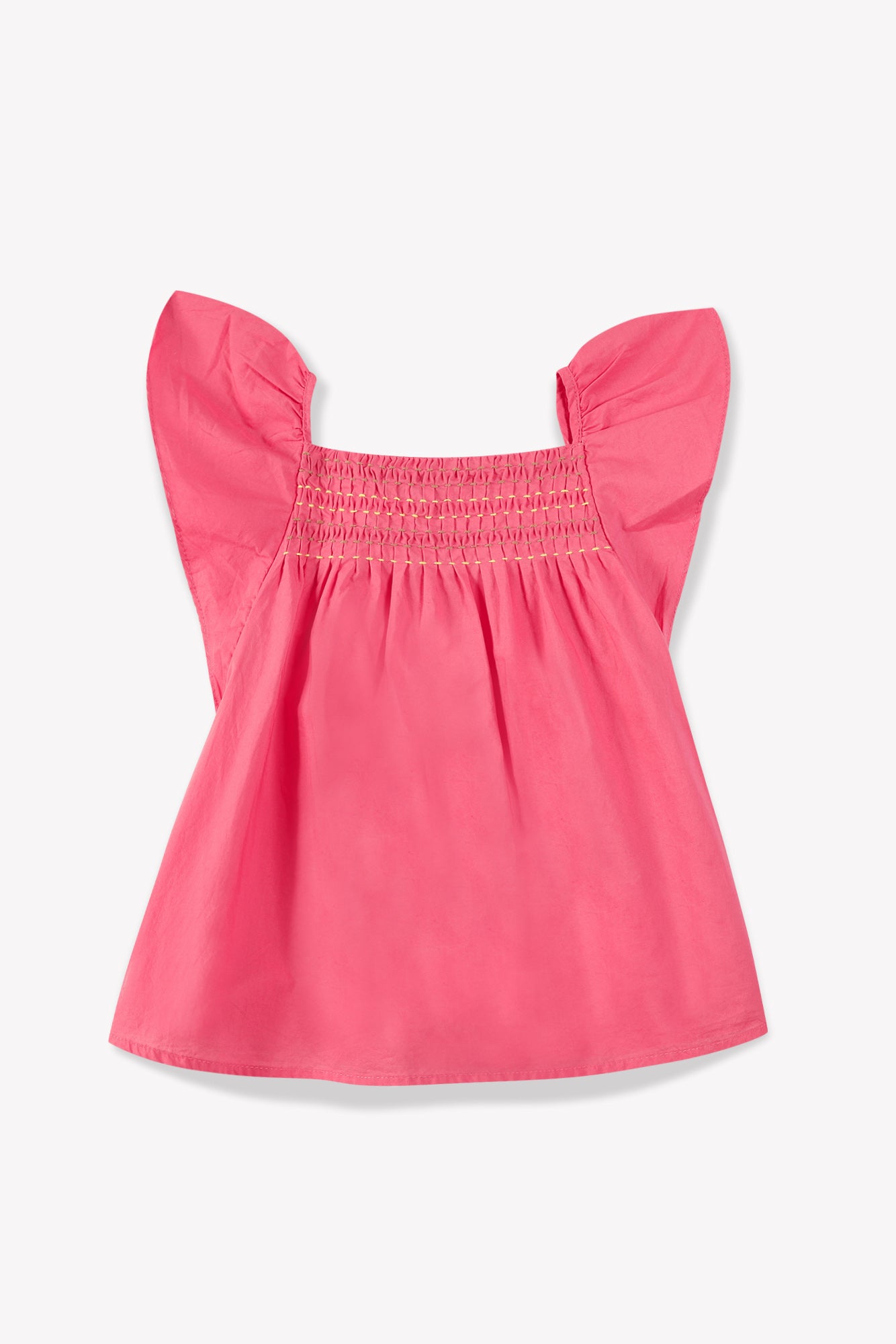 Blouse - In Popeline Sweet Rose Girl